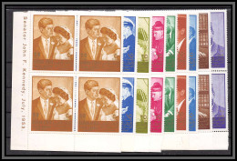 Aden - 1075a Mahra State ** MNH N°16 / 24 A John Fitzgerald Kennedy JFK 1967 Bloc 4 Cote 48 Coin De Feuille - Yémen