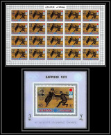 Ajman - 2616ac N°763 A London 1908 Jeux Olympiques Olympic Games ** MNH Feuille + Deluxe Sheet Anna Hübler Skating - Summer 1908: London