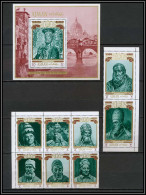 Ajman - 2670a/ N° 1001/1008 A + 299 A Pape Christmas Pope 1971 ** MNH Paul 6 Clement 12 Benedict 13 - Papi