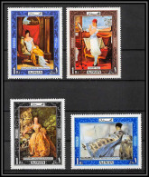 Ajman - 2881b N°430/433 A Renoir Manet Boucher Woman Portraits Tableau French Paintings Neuf ** MNH - Impresionismo