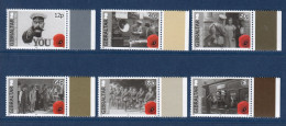 Gibraltar, **, Yv , Mi 1600, 1601, 1602, 1603, 1604, 1605, SG 1565 à 1570, 1° Guerre Mondiale, WWI, - 1. Weltkrieg