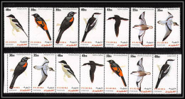 Fujeira - 1532b Bande + Série ** MNH Oiseaux Marin Puffinus Pericrocotus Passereaux Lalage Bird Seabirds NON EMIS RR - Collections, Lots & Séries