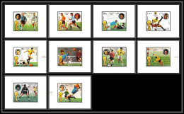 Fujeira - 1562/ N° 1391/1400 Football Soccer World Championship Germany 1974 ** MNH Deluxe Miniature Sheets - 1974 – Germania Ovest