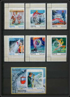Manama - 3040b/ N° 618/623 A + Bloc 129 A Jeux Olympiques (olympic Games) Sapporo 72 Overprint Rotary ** MNH  - Hiver 1972: Sapporo
