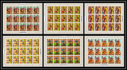 Manama - 3060/ N°262/267 A Football Soccer World Championship Mexico 1970 ** MNH Feuille Complete (sheet) - 1970 – Mexique