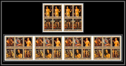 Manama - 3136vv/ N° 655/662 A  Tableau (Painting) Adam Et Eve Michelangelo Nus Nudes ** MNH Feuille Complete (sheet) RRR - Desnudos