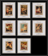 Manama - 3160/ N° 496/503 Nudes Nu Francois Boucher Peinture Tableaux Paintings Deluxe Miniature Sheets ** MNH  - Desnudos