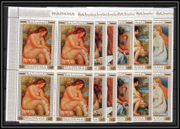 Manama - 3161h/ N° 270/275 A  Renoir Nus Nudes Peinture Tableaux Paintings  ** MNH Bloc 4 - Nudi