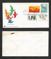 SE)1972 UNITED NATIONS, UNITED NATIONS AIR MAIL, 4 AIR STAMPS, GENEVA, FDC - Oblitérés
