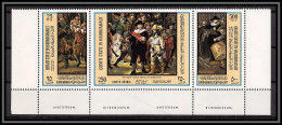 Aden - 1090b Qu'aiti State In Hadhramaut N°165 / 167 A Rembrandt 1967 Tableau (Painting) ** MNH  - Yémen