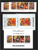 Ras Al Khaima - 512d/ N° 392 / 394 A + B Complet Peinture Tableaux Paintings Gauguin Neuf ** MNH Non Dentelé Imperf.. - Impresionismo