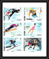 Ras Al Khaima - 531/ N° 377/382 B Jeux Olympiques Olympic Games Sapporo 1972 Non Dentelé Imperf ** MNH  - Hiver 1972: Sapporo