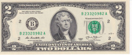 BILLETE DE ESTADOS UNIDOS DE 2 DOLLARS DEL AÑO 2013 LETRA B - NEW YORK SIN CIRCULAR (UNC)  (BANK NOTE) - Federal Reserve Notes (1928-...)