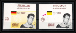 Sharjah - 2134/ N°503 Fritz Walter German Football Soccer Non Dentelé Imperf Proof Error Variété Color Missing - 1954 – Svizzera