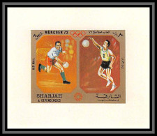 Sharjah - 2189/ N°951 Handball Volley Ball Munich 1972 Jeux Olympiques Olympic Games Miniature Deluxe Sheet Neuf ** MNH - Sharjah