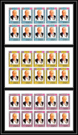 Yemen Royaume (kingdom) - 4013/ N°540 + 544 + 548 B Non Dentelé Imperf Churchill ** MNH Feuille Complete (sheet) - Sir Winston Churchill