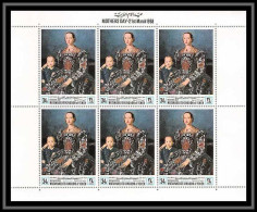 Yemen Royaume (kingdom) - 4060/ N° 490 Peinture Tableaux Paintings Bronzino Feuille Complète (full Sheet) ** MNH  - Moederdag