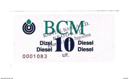 *serbia Belgrad Bcm Banka 10 Liter Diesel  S60 - Serbien