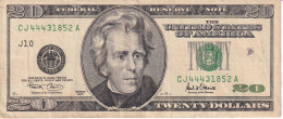 BILLETE DE ESTADOS UNIDOS DE 20 DOLLARS DEL AÑO 2001 (BANK NOTE) - Federal Reserve (1928-...)