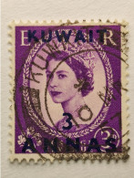 KOWEIT - Colonie Britanique - Elizabeth II - 3d. Violet - N°79 - Année:1937-42 - Variété: KUWAIT - 3 ANNAS - Kuwait