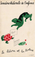 ANIMAUX _S25868_ Semaine Nationale De L'Enfance - Le Lièvre Et La Tortue - Illustrateur Lesourt Le But - Schildkröten