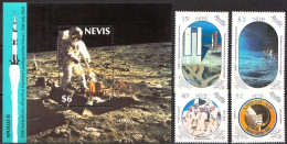 Nevis MNH Set And SS - Amérique Du Nord