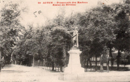 Autun -    Promenade Des Marbres -  Statue De Divitiac - Sculture