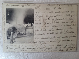 Tonnelerie Artisanale , Plombières Ou Alentours , Carte Rare Circulée En 1898 Pour Luneville  , Top Carte - Other & Unclassified