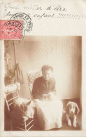 Saumur * Carte Photo 1903 * Femme Et Ses Chiens * Chien Dog Race - Saumur