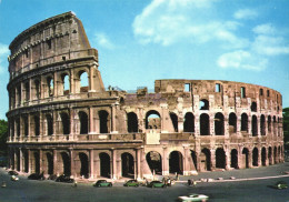 ROME, LAZIO, COLOSSEUM, ARCHITECTURE, CARS, ITALY, POSTCARD - Colosseo