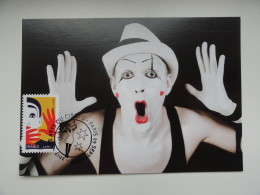 CARTE MAXIMUM CARD CIRQUE MIME FRANCE - Cirque