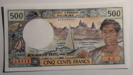 FRENCH POLYNESIA - PAPEETE - 500 FRANCS - 1985 - UNCIRC - P 25D - BANKNOTES - PAPER MONEY - CARTAMONETA - - Papeete (Polinesia Francesa 1914-1985)