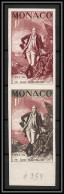 90199 Monaco N°444 George Washington Usa President Essai (proof) Non Dentelé Imperf** MNH Paire Multicolore - Unabhängigkeit USA