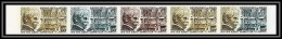 90686b NIGER Essai Proof Non Dentelé Imperforate ** MNH N° 327 Albert Schweitzer Prix Nobel Bande 5 Strip - Albert Schweitzer