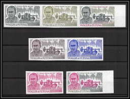 90765f Wallis Et Futuna Et Futuna N° 275 Edison Télégraphe Télégraphlot 7 Couleurs Essai Non Dentelé Imperf ** MNH - Unused Stamps