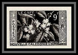 90958 Nouvelle-Calédonie N° 286 Café Coffee Bean Essai Proof Non Dentelé Imperforate ** MNH Noir - Non Dentelés, épreuves & Variétés