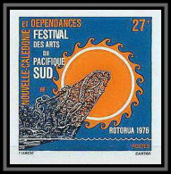 91654a Nouvelle-Calédonie N° 397 Festival Des Arts Du Pacifique -Sud Non Dentelé Imperf ** MNH  - Non Dentelés, épreuves & Variétés