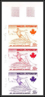 91822e Wallis Et Futuna PA 73 Plongeon Diving Montreal 76 Jeux Olympiques Olympic Essai Non Dentelé Imperf ** MNH Proof  - Non Dentellati, Prove E Varietà