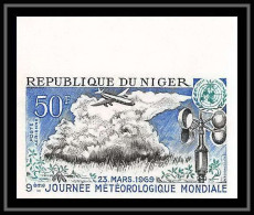 91836c Niger PA N° 105 Journee Météorologique 1939 Meteo Meteorology Non Dentelé Imperf ** MNH  - Climate & Meteorology