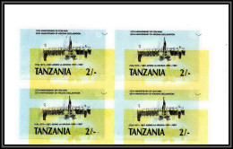 91875 Tanzanie Tanzania 1987 N°309 Anniversary Of Arusha Déclaration Variété Error Print Color Décallage Couleurs Bloc 4 - Tanzanie (1964-...)