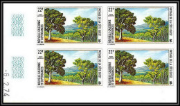 91971a Nouvelle-Calédonie PA N° 148 Paysages Landscape 1974 Arbre Tree Cote Ouest Non Dentelé Imperf ** MNH Coin Daté - Non Dentellati, Prove E Varietà
