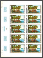 91972 Nouvelle-Calédonie PA N°149 Paysages Landscape 1974 Arbre Tree  Non Dentelé Imperf ** MNH Bloc 10 Coin Daté - Non Dentellati, Prove E Varietà