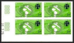 91973a Nouvelle-Calédonie PA N°167 Athletisme Lancer Du Disque Discus Throw 1975 Non Dentelé ** MNH Imperf Coin Daté - Ongetande, Proeven & Plaatfouten