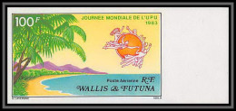 92239 Wallis Et Futuna Poste Aérienne PA N°123 Journée Mondiale De UPU 1983 Non Dentelé Imperf ** MNH - Ongetande, Proeven & Plaatfouten