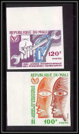 92242 Mali N°422/423 Année Internationale Des Handicapés 1981 Year Of The Disabled Non Dentelé Imperf ** MNH - Handicaps