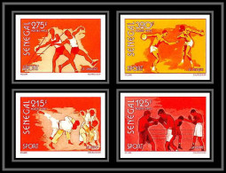 92736b Sénégal N°1173/1176 Sport Boxe Judo Javelot Javelin Discus Disque 1995 Non Dentelé ** MNH Imperf - Pugilato