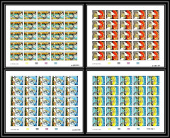92747 Sénégal N°1108/1111 Kalissaye Oiseaux Birds 1994 Héron Sterne Pelican Non Dentelé ** MNH Imperf Feuille Sheet - Collections, Lots & Series
