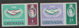 Grenada  1965  SG  223-4  I C Y  Mounted Mint - Grenada (...-1974)