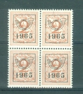 BELGIE - OBP Nr PRE 758 (blok Van 4) - TYPO Preo's/Precancels - MNH** - Typografisch 1951-80 (Cijfer Op Leeuw)