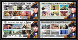 93039 Solomon Islands (Salomon) Mi N° 79/82 Napoléon Ier 2005 - 200 Th Anniversary Battle Of Trafalgar  - Napoleon